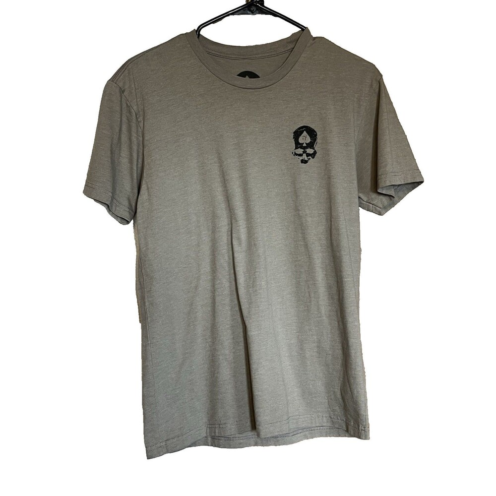 Zero Foxtrot Death Will Tremble Men’s Small Gray Shirt